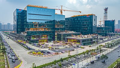 Illustration of modern infrastructure and construction themes representing JMART Holdings' aspirational vision. Illustration of modern infrastructure and construction themes representing JMART Holdings' aspirational vision.